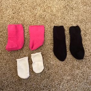 American girl doll socks